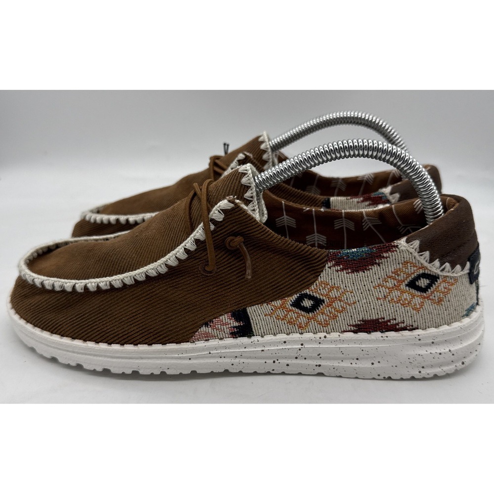 Hey Dude Wendy Aztec Southwestern Buckle Exclusive Women's Size 9 Loafers New - Picture 4 of 7